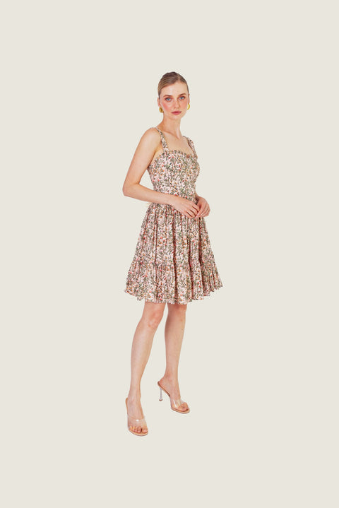 BLOOMING ROSE MINI DRESS