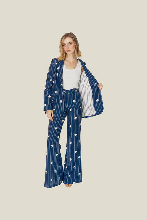 ETRNAL STRIPE BLOOM PANTS