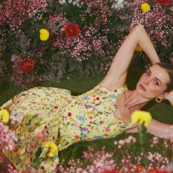 YELLLOW BLOSSOM MINI DRESS