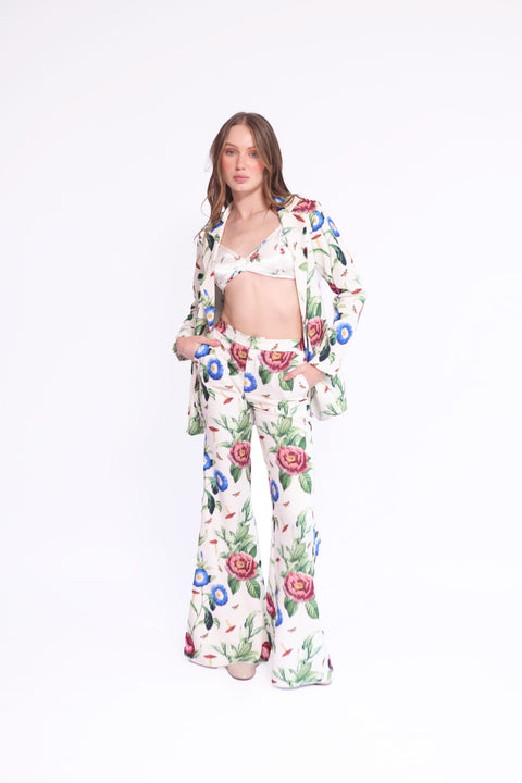 NATURA FLORAL BLAZER