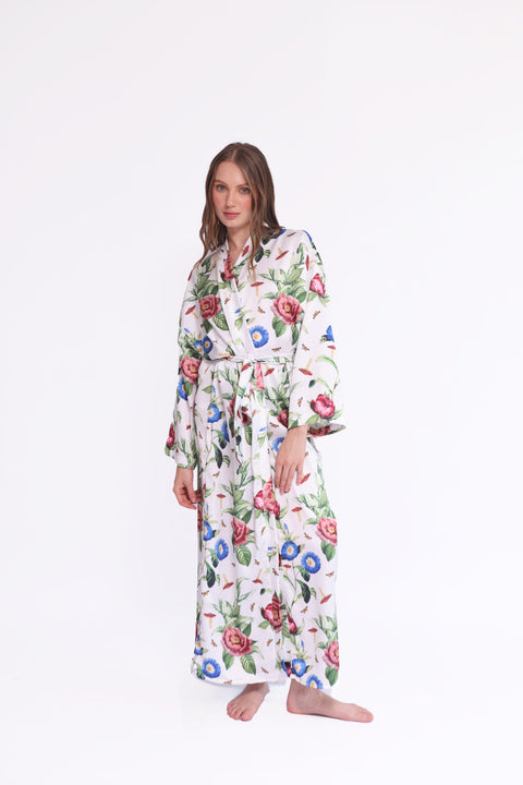 FLORAL ROBE