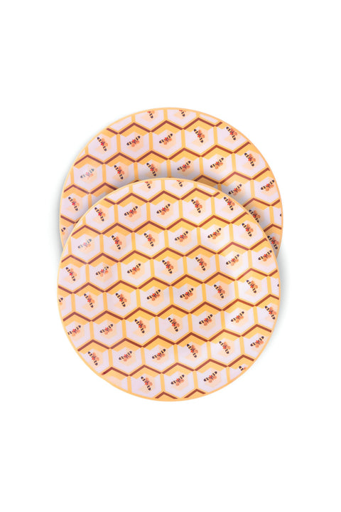 HONEYCOMB DINNER PLATES