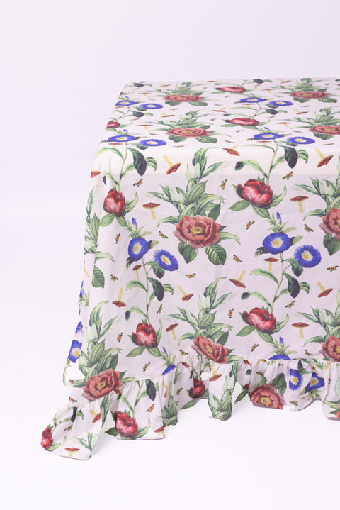 MUSHROOM LINEN TABLECLOTH